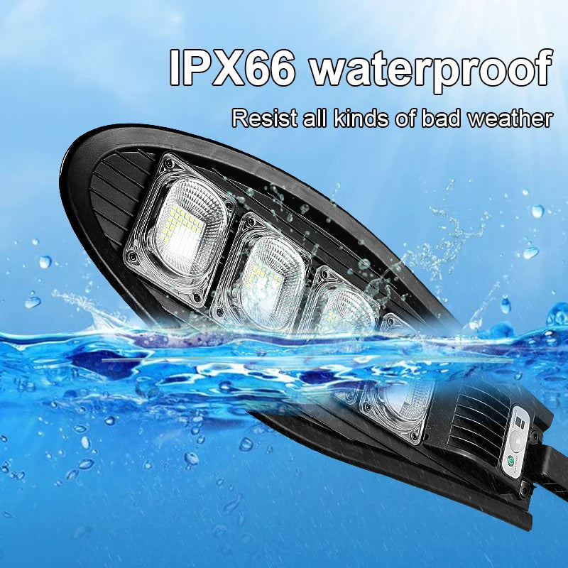 Newest 3000W Outdoor Solar LED Light 4 Modes 1500W Solar Light Lamp Waterproof Motion Sensor Sunlight Yard Garden Street Lamp