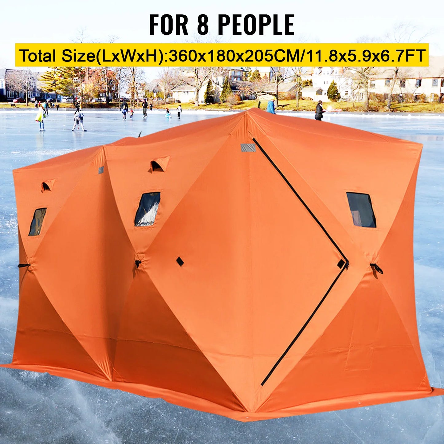VEVOR Ice Fishing Tent Warm - Tool Traction