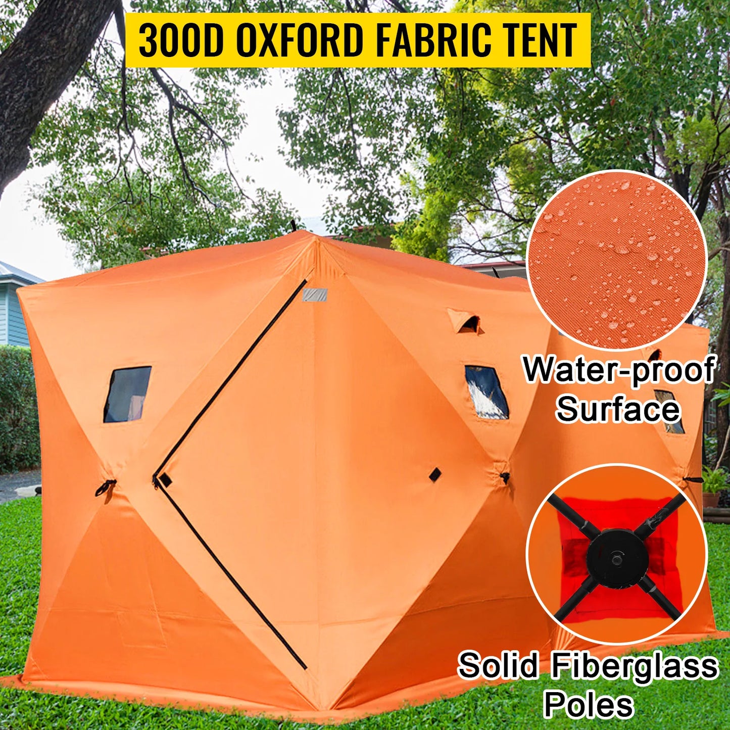 VEVOR Ice Fishing Tent Warm - Tool Traction