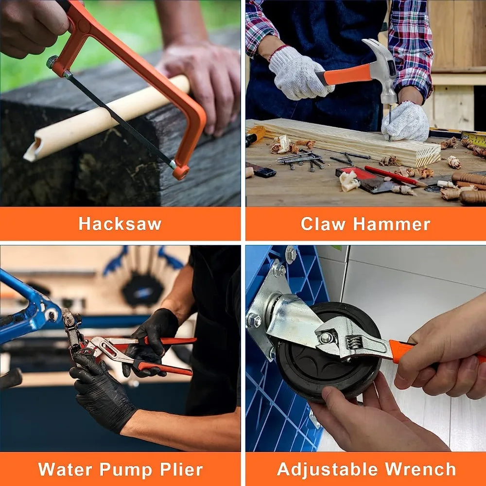 Drill Set Combo Tool Kit for Home, Household