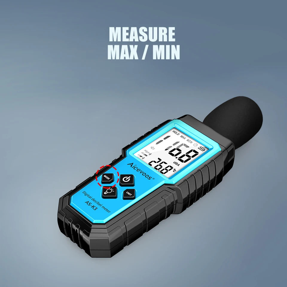 Sound Meter Decibelimeter 30~130dB - Tool Traction