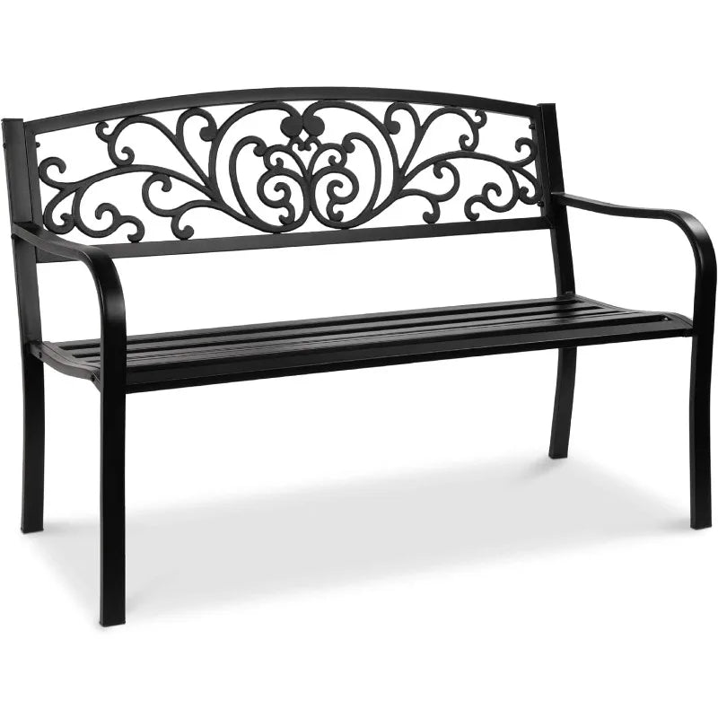 Outdoor Bench Steel Garden - Tool Traction