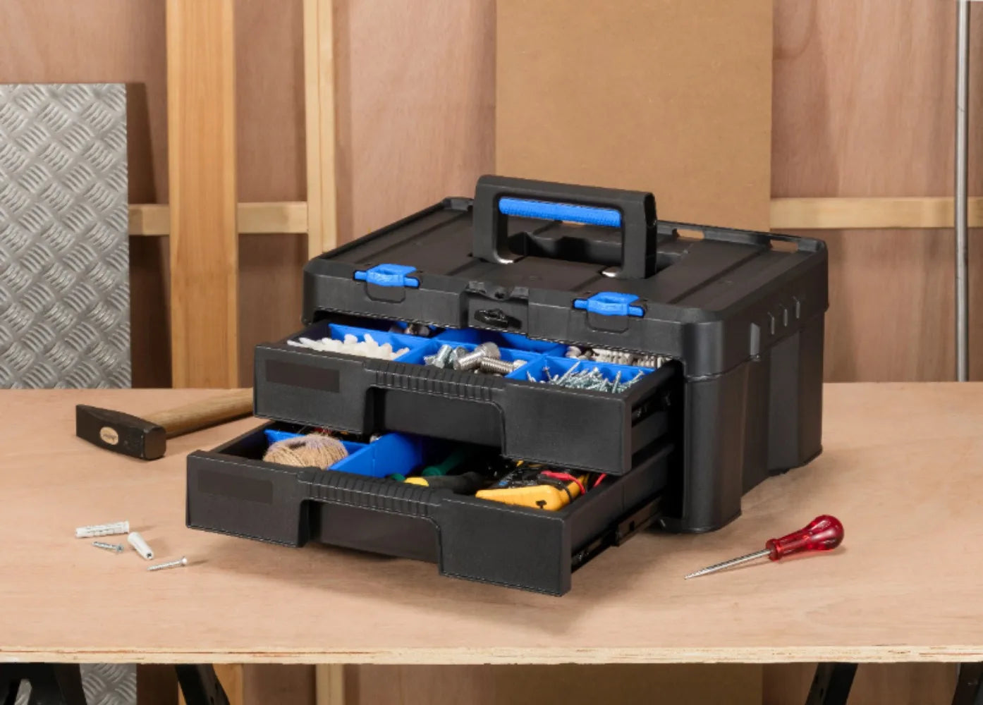 Two Drawer Tool Box, Fits Hart's