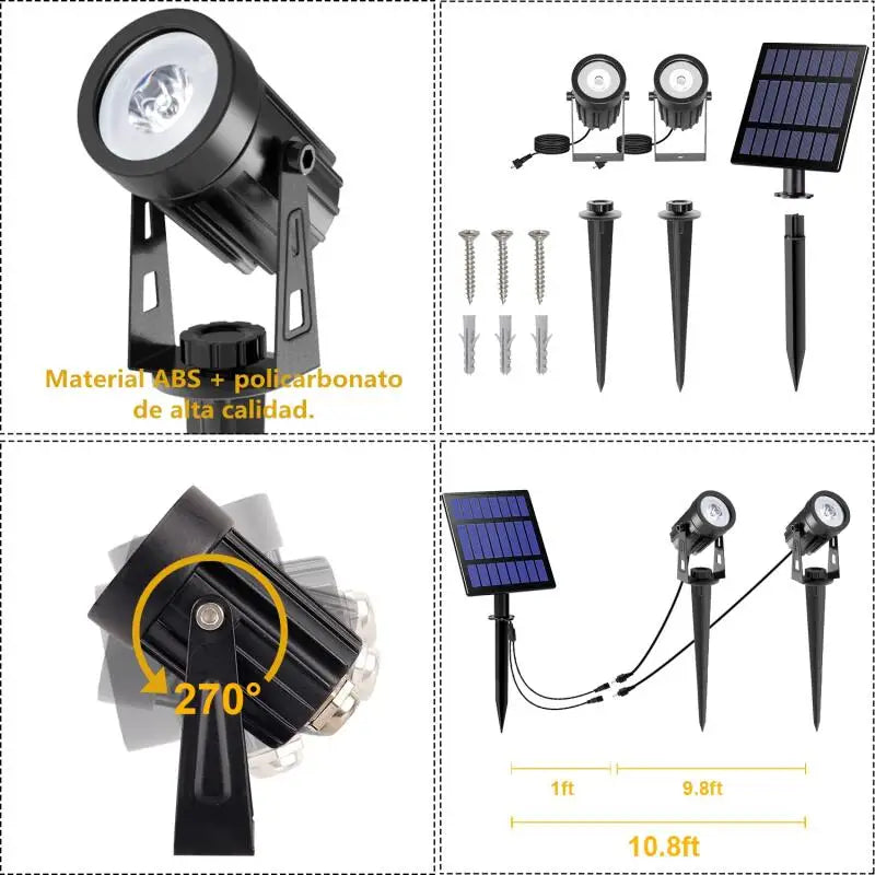 Solar LED Light Outdoor Solar Spotlight
