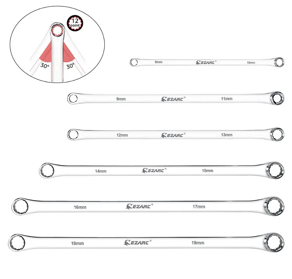 EZARC Extra Long Double Ring Box End Spanner - Tool Traction