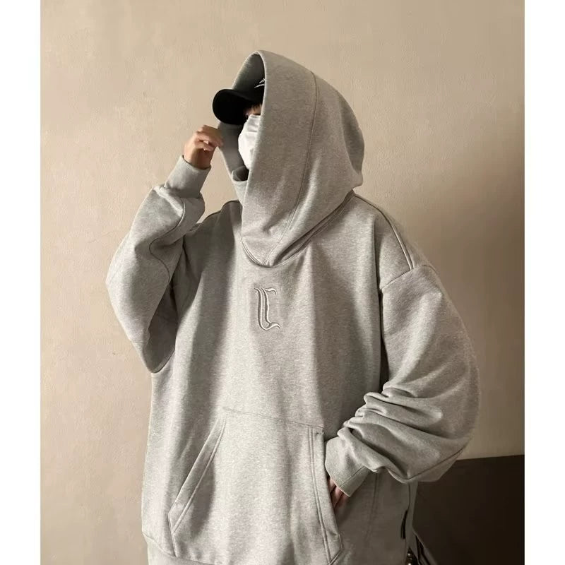 Turtleneck Hooded Sweatshirt Men's and Women'