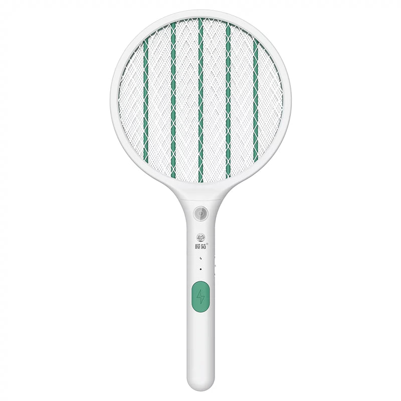 Olive Chrysanthemum USB Electric Mosquito Swatter For Home Rechargeable Mosquito Repellent Fantastic Powerful Mosquito Killing Lamp Mosquito Killing Swatter