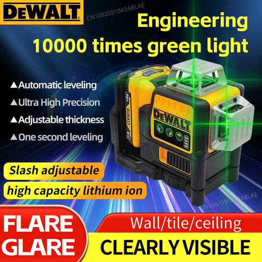 Dewalt's DW089LG Green Light 12-line Laser Level - Tool Traction