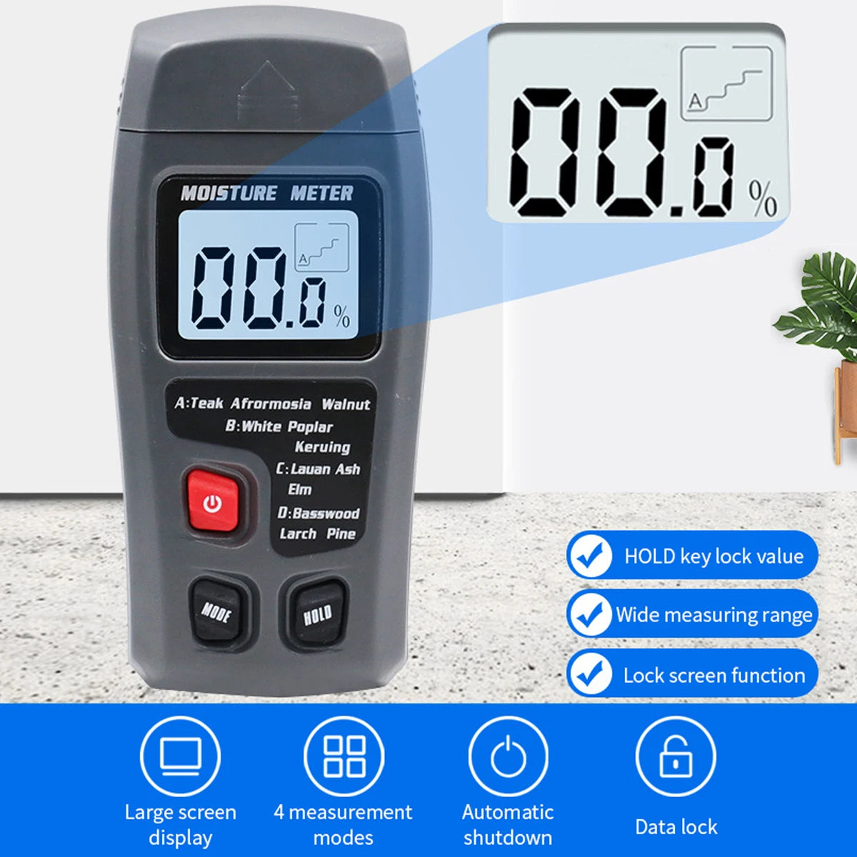 Wood Moisture Meter - Tool Traction