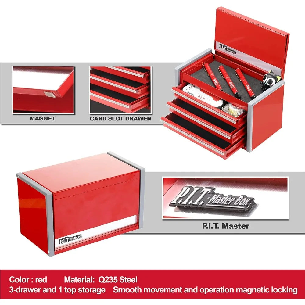 Tool Box with Magnetic Locking,