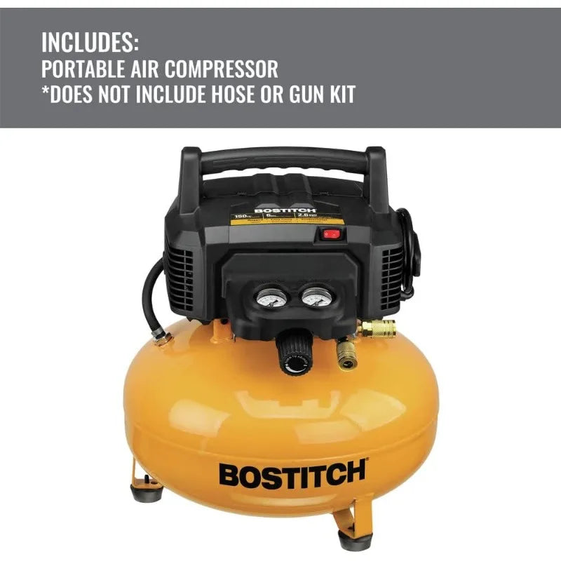 Compressor Bostitch 6 Gallon Pancake - Tool Traction