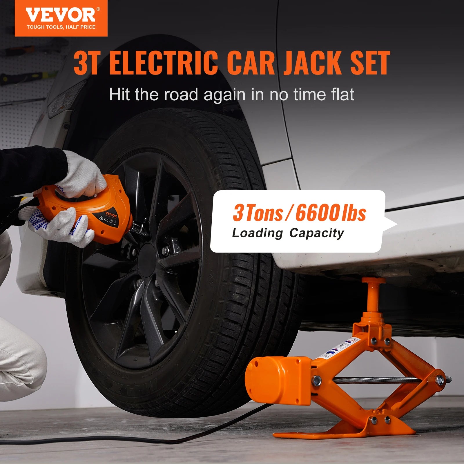 VEVOR Electric Car Jack - Tool Traction