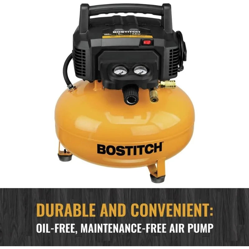 Compressor Bostitch 6 Gallon Pancake - Tool Traction