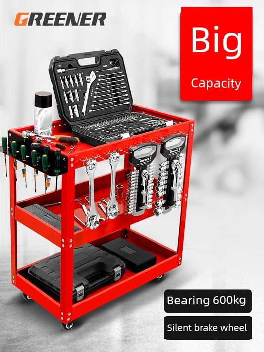 Car Trolley Tool Storage Rack Box