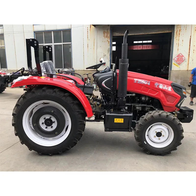 Four wheel drive tractor dump truck