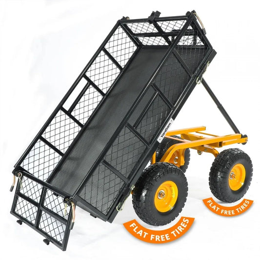 Garden Carts, 400 Lbs Heavy Duty Utility - Tool Traction