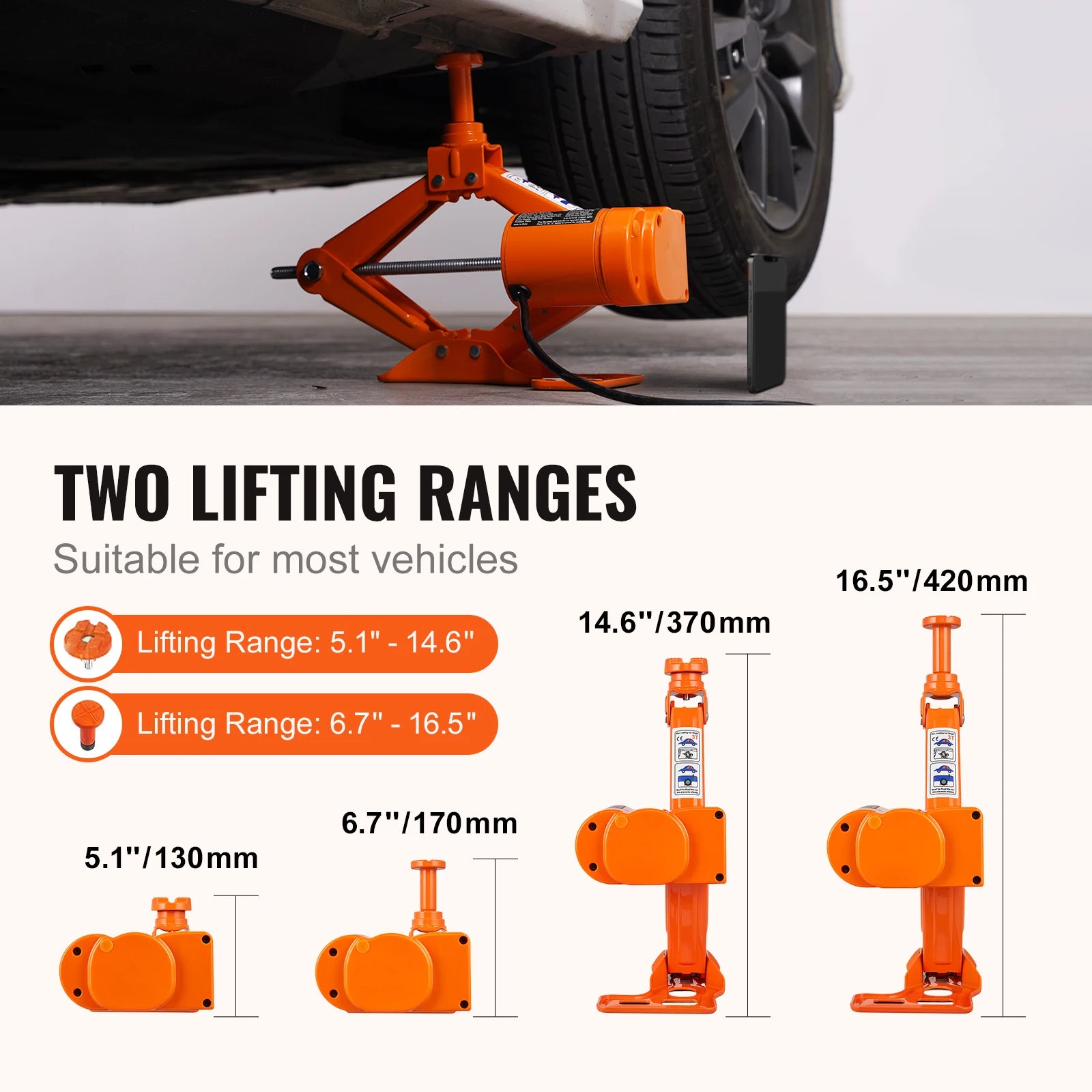 VEVOR Electric Car Jack - Tool Traction