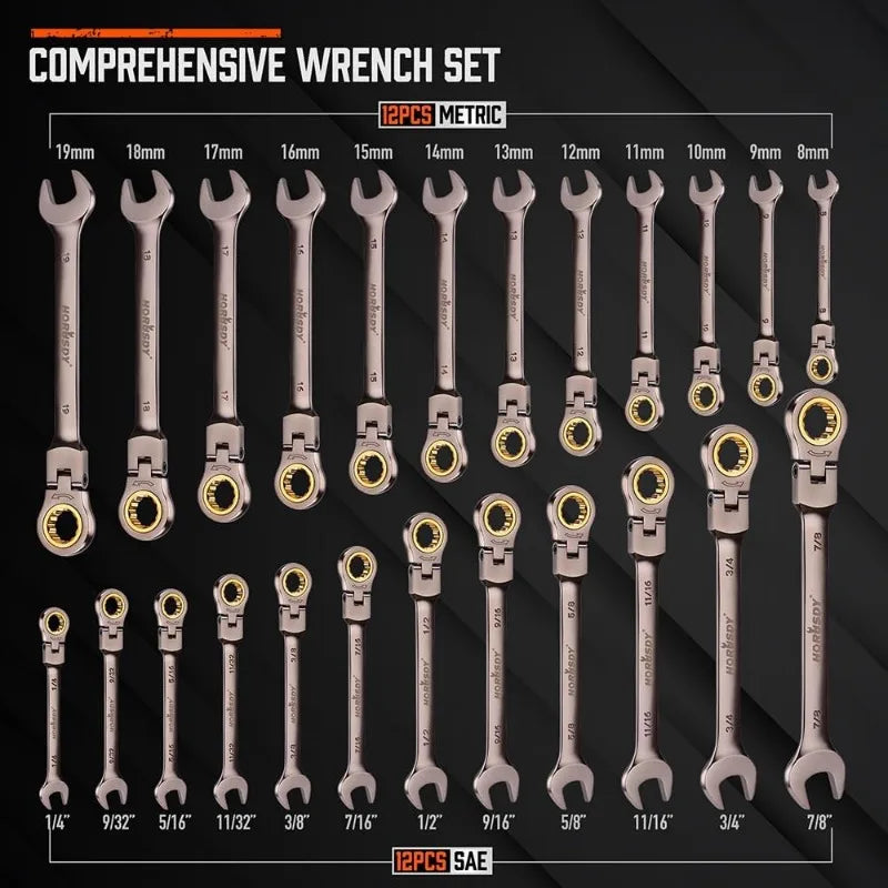 Ratcheting Wrench Set Set - Tool Traction