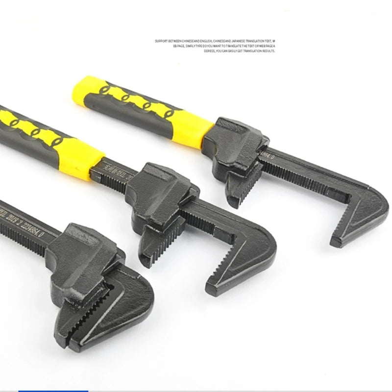 Wrench Plumbing Wrench Adjustable - Tool Traction