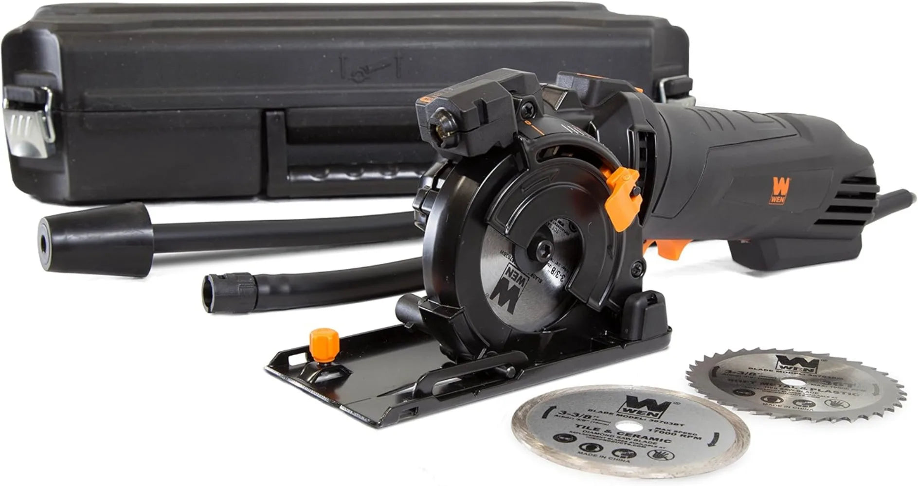 Compact Circular Saw with Laser, - Tool Traction