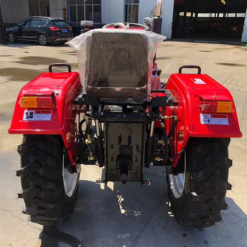 Four wheel drive tractor dump truck