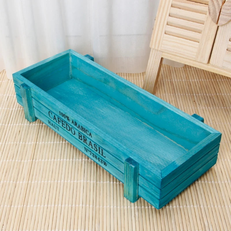 Flower Boxes Crates Gardening Decoration