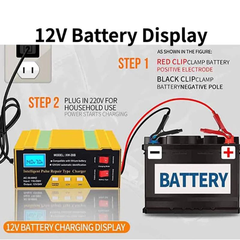 Car Battery Chargers 12V/24V I