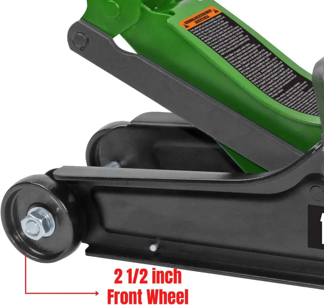 Floor Jack - Car Hydraulic Trolley Jack Lift w - Tool Traction