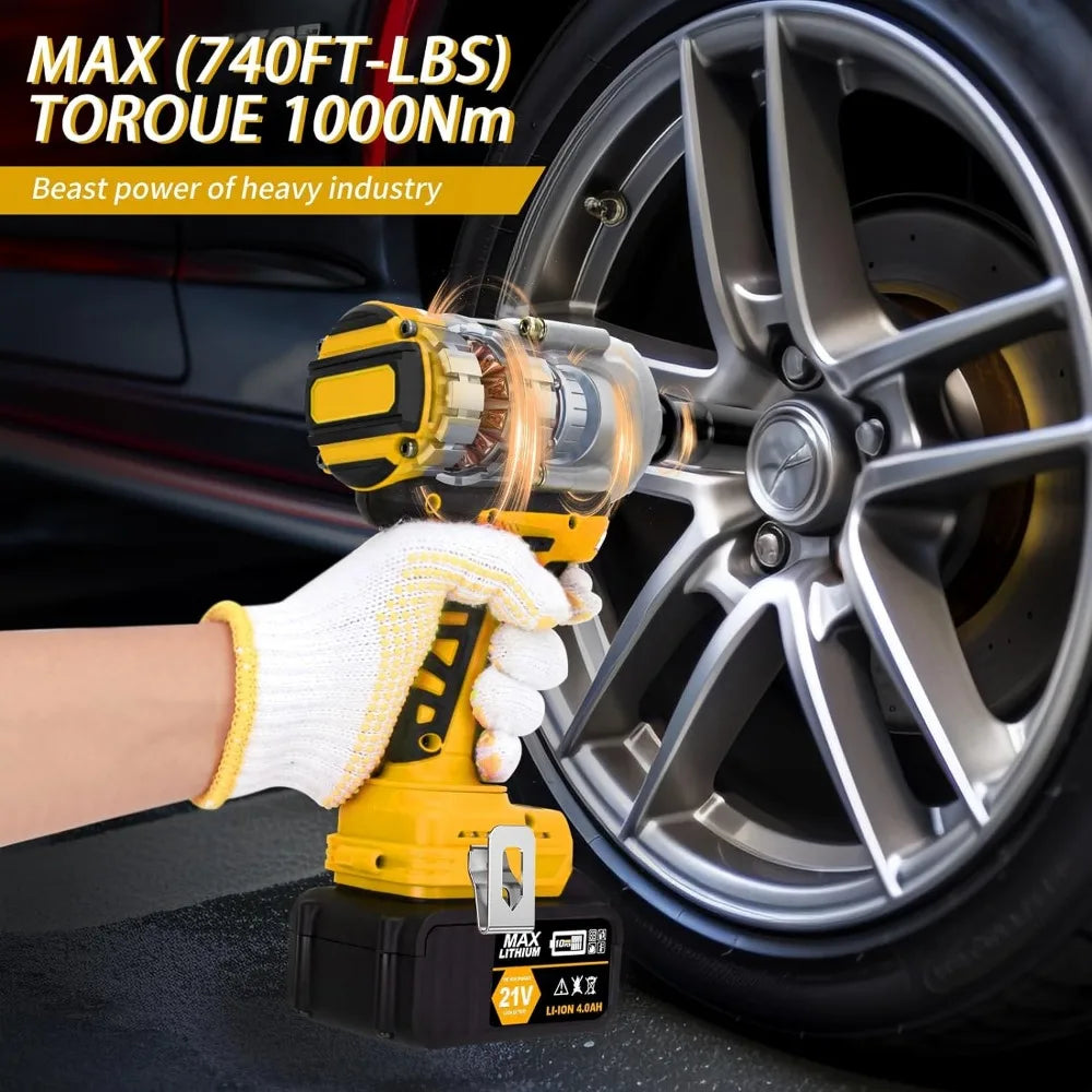 Impact Wrench, 1/2 Inch High Torque Brushless - Tool Traction