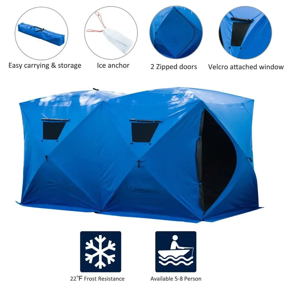 Fishing winter tent Keep Warm Insulated Ice Shelter Tent