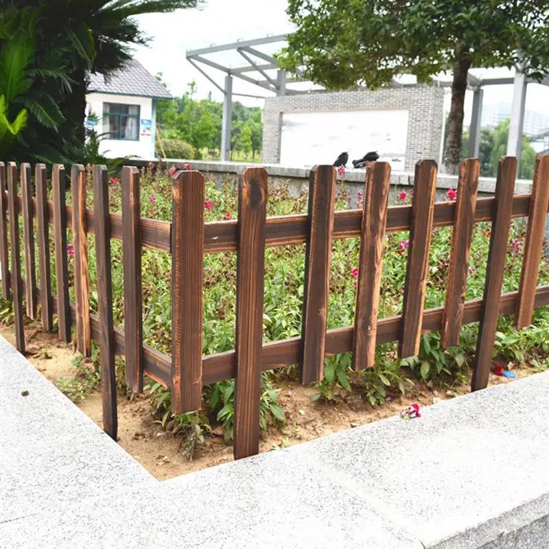 1pc Wood Picket Garden Fence