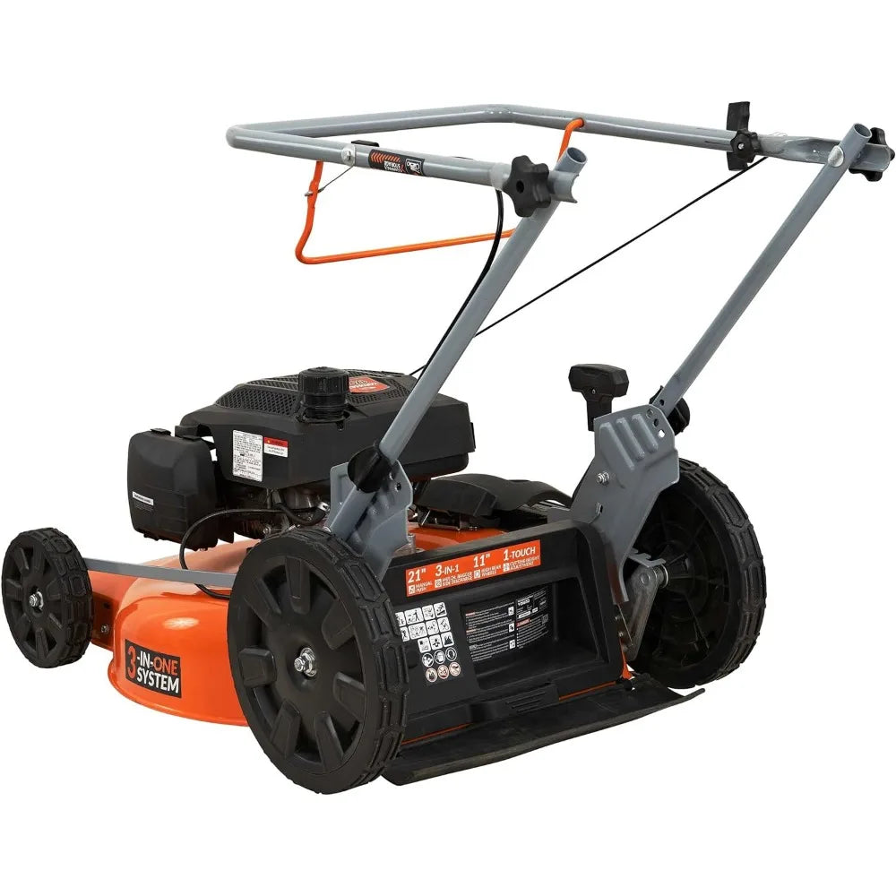 YARDMAX 21 in. Gas Walk Behind Push Lawn Mower