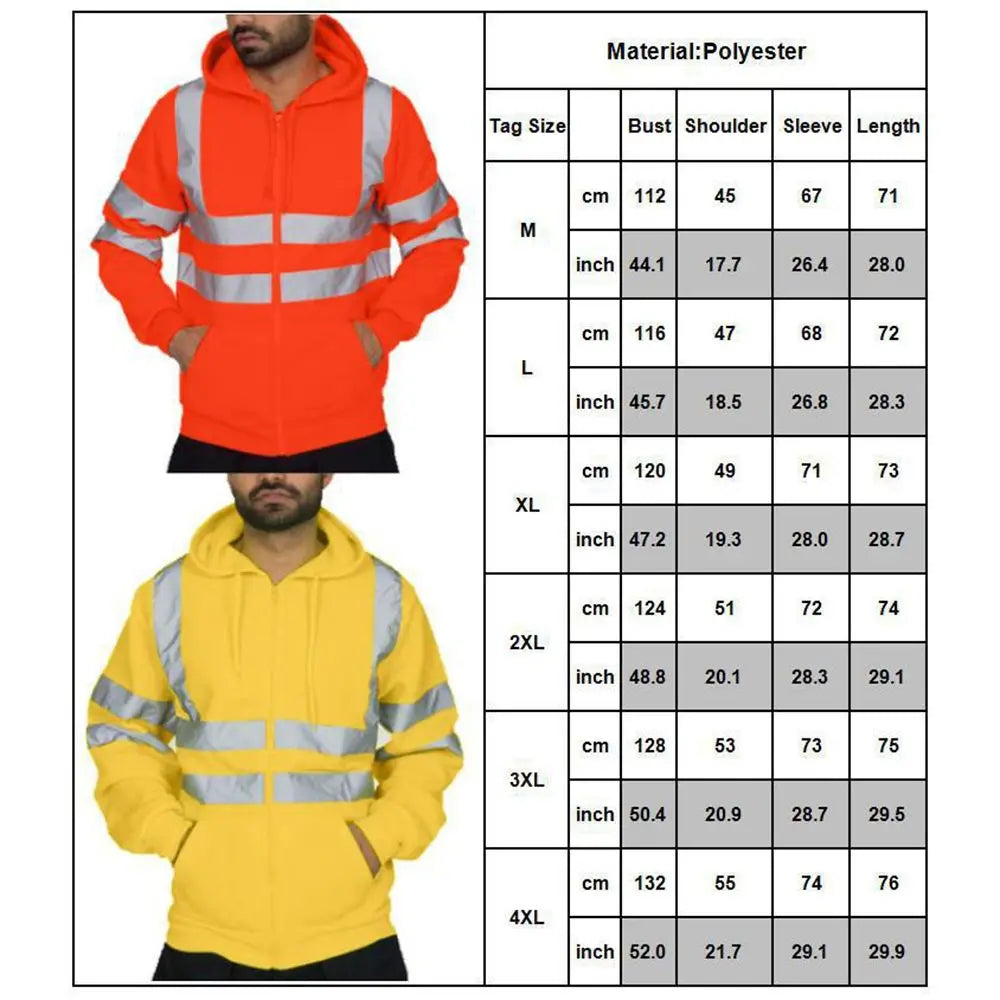 Jacket High Visibility Pullover Hoodie