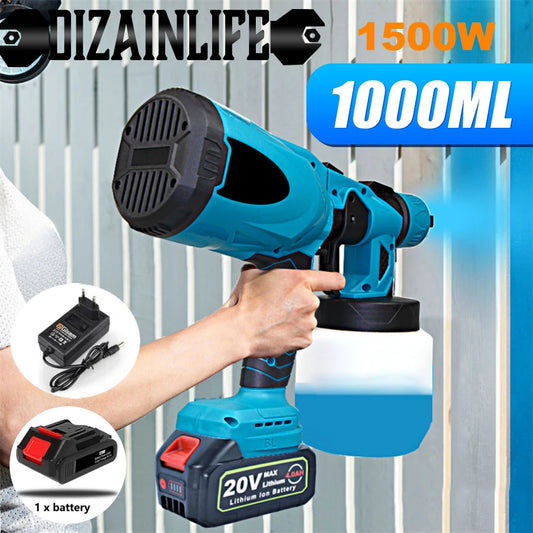 Spray Gun High Power Cordless Paint Sprayer - Tool Traction