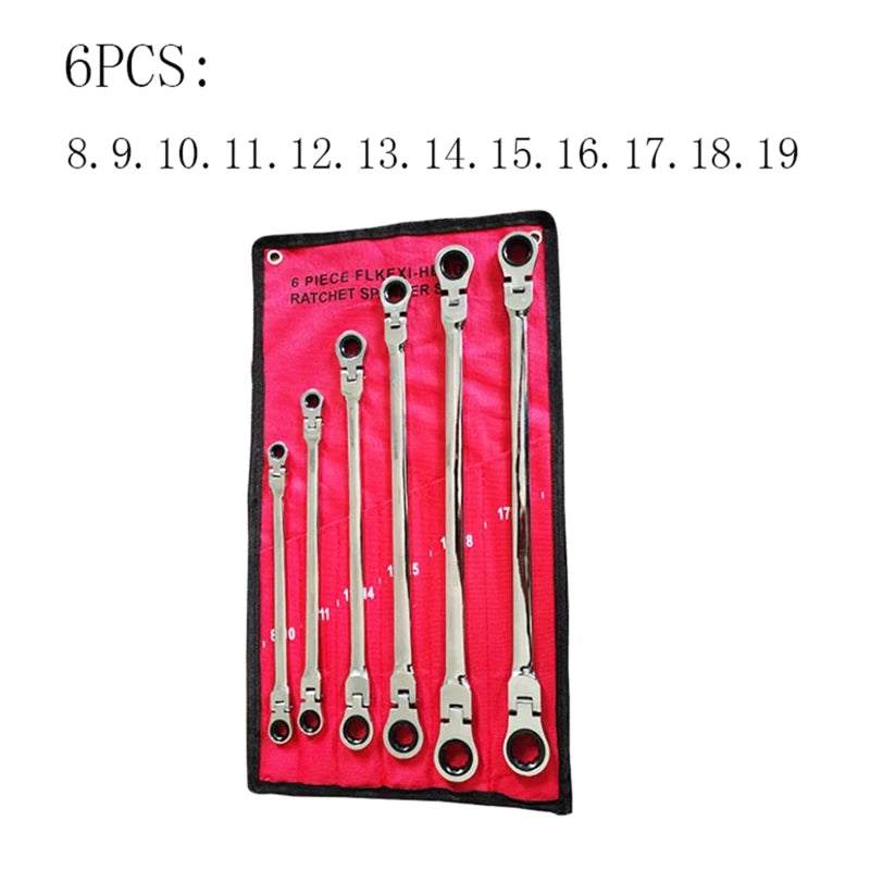 Ratcheting Wrench Set Metric - Tool Traction