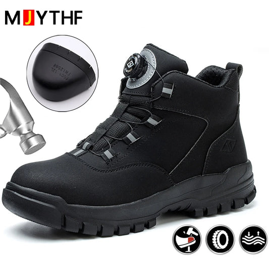 Safety Shoes Men Waterproof Steel Toe