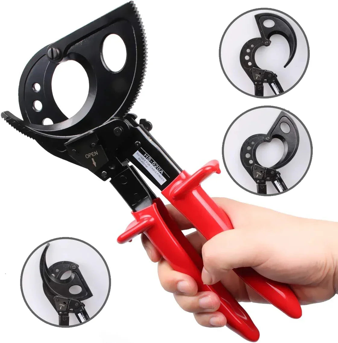 Ratchet Cable Cutter, - Tool Traction