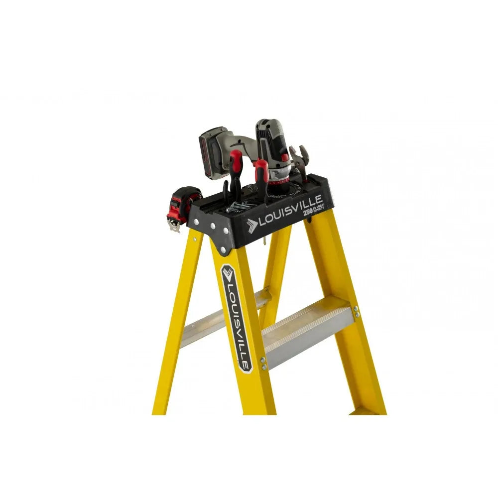 Louisville Ladder 8' Fiberglass Step Ladder - Tool Traction