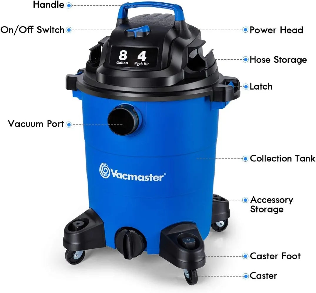 8 Gallon Wet Dry Lightweight Vacuum