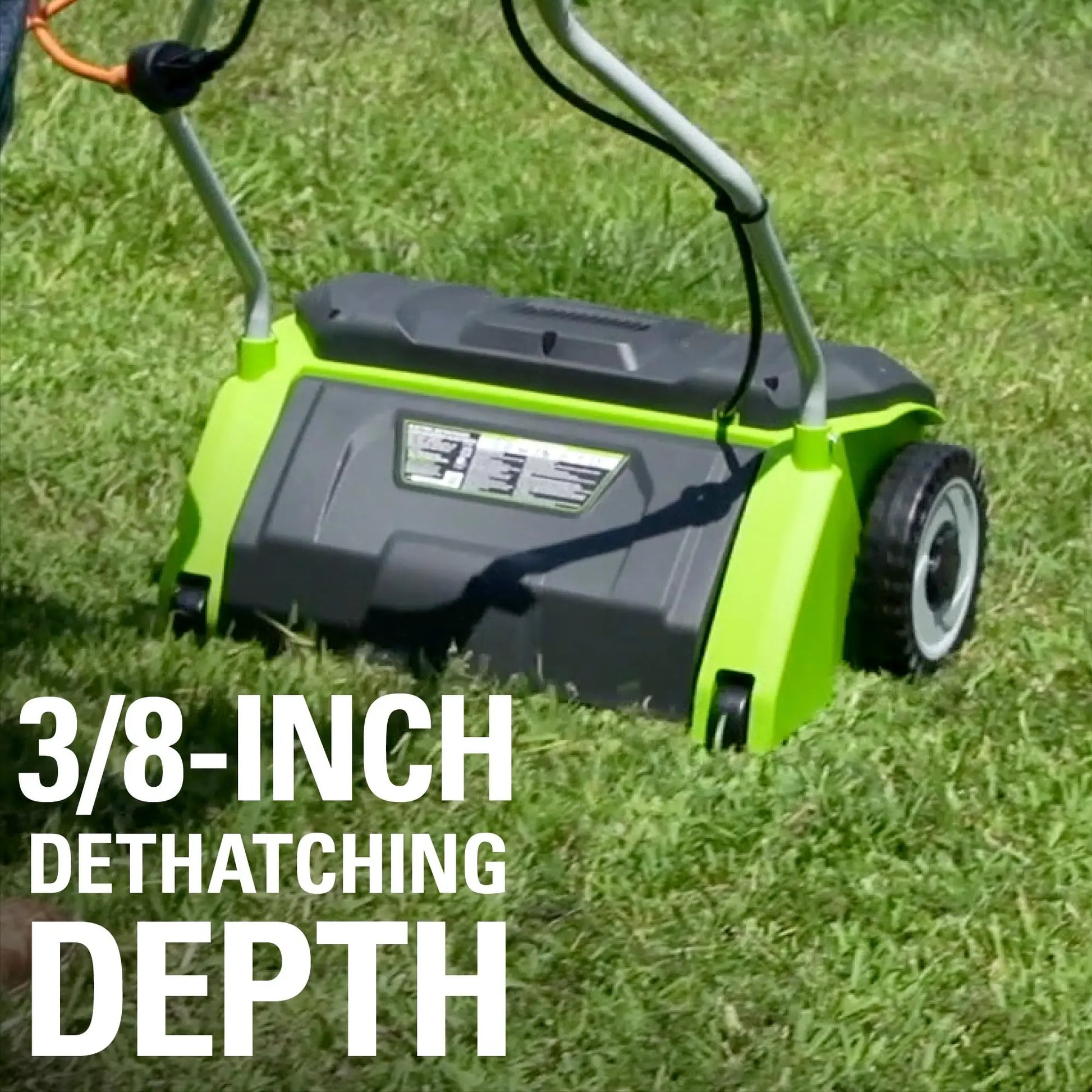 Greenworks DT14B00 10 Amp 14-Inch Corded Dethatcher - Tool Traction