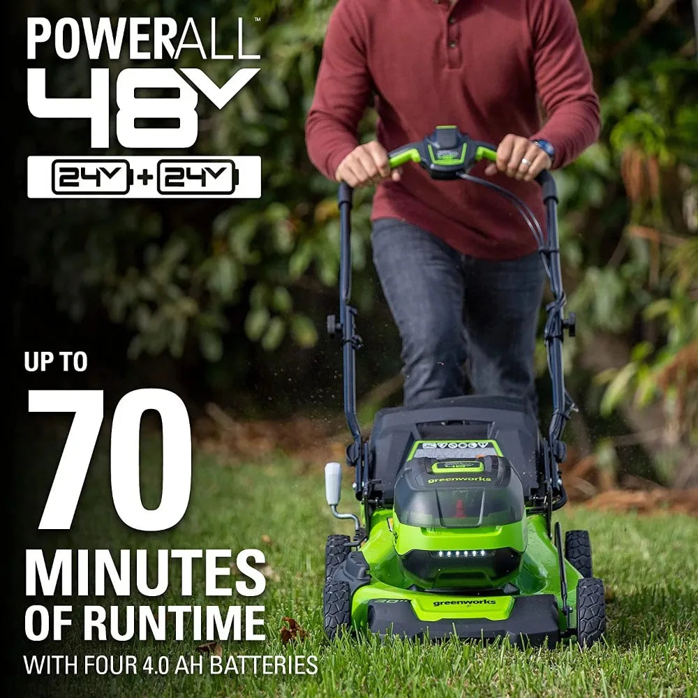 Greenworks 48V 21-inch Lawn Mower - Tool Traction