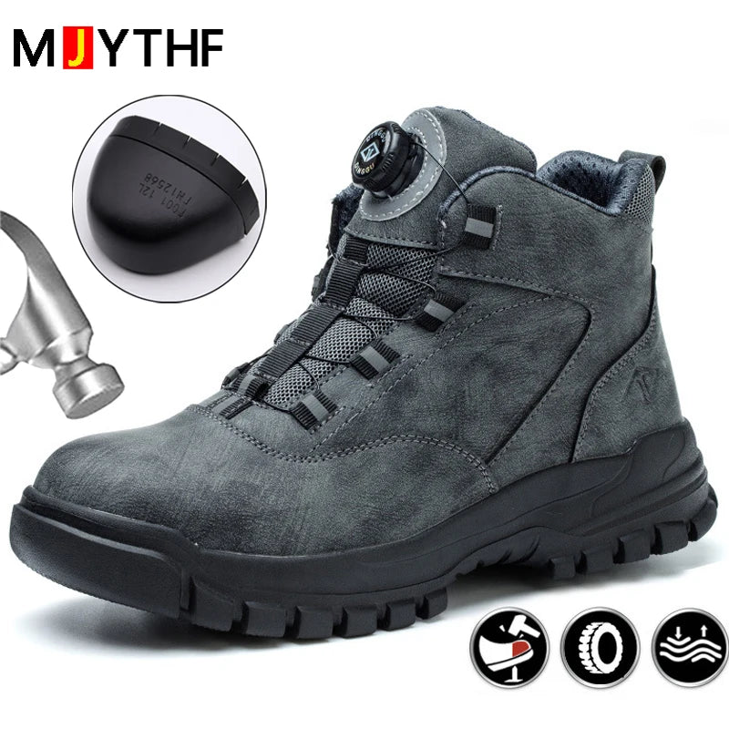 Safety Shoes Men Waterproof Steel Toe