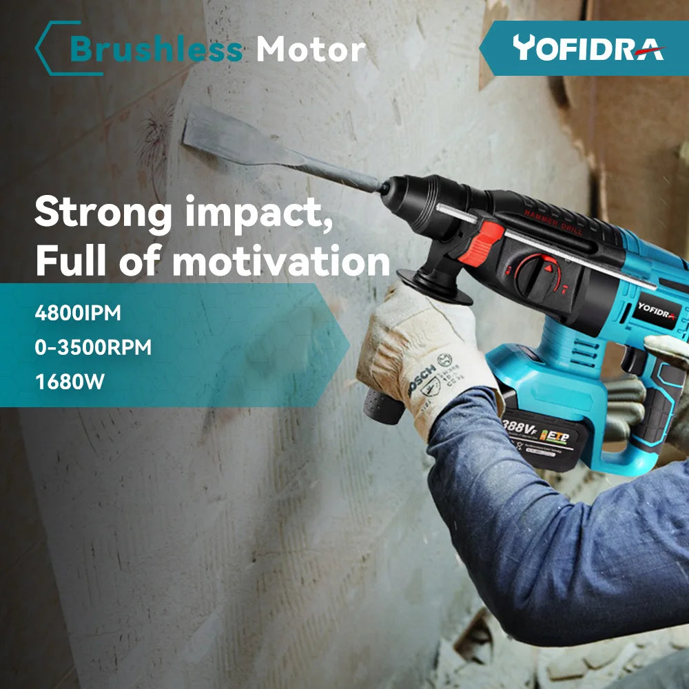 Yofidra Electric Hammer Drill