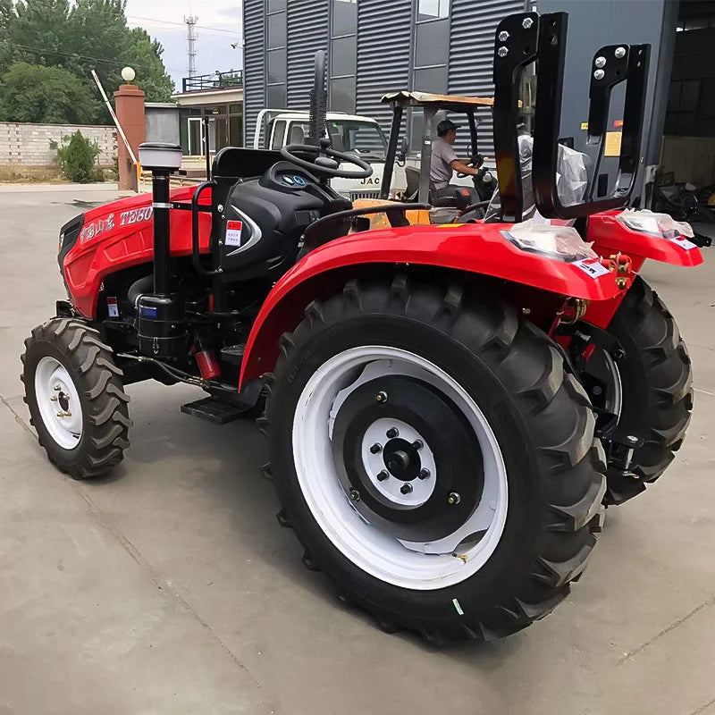 Four wheel drive tractor dump truck