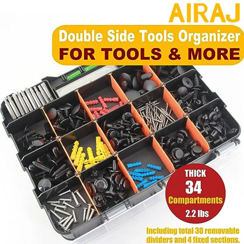 Parts Organizer 34-Compartments Double Side - Tool Traction