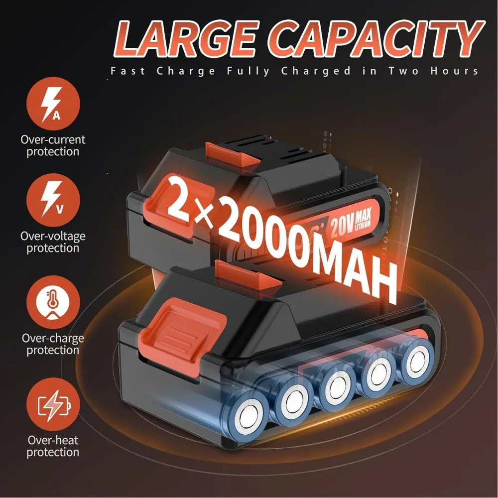 Impact Wrench 1/2 Inch, Brushless Motor, Max Torque 370 ft-lbs - Tool Traction