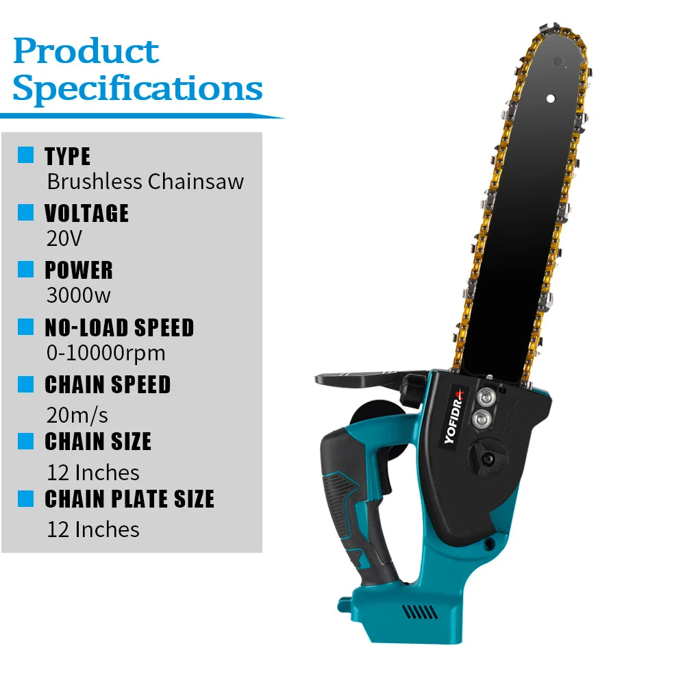 Electric Saw Cordless Rechargeable For Makita 18V Battery