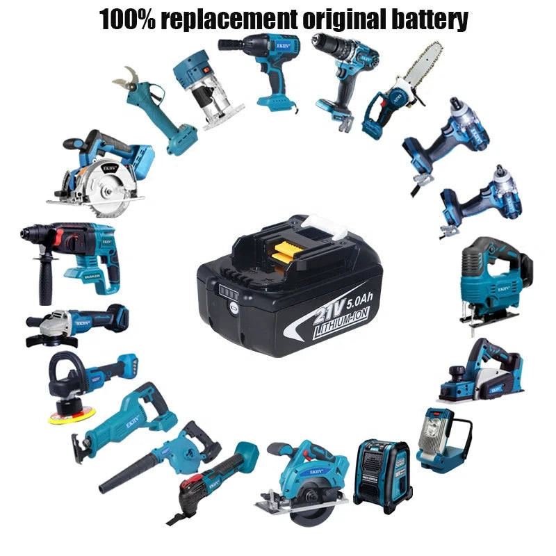 Hammer Drill Impact Screw Driver Cordless Power Tools Set Combo