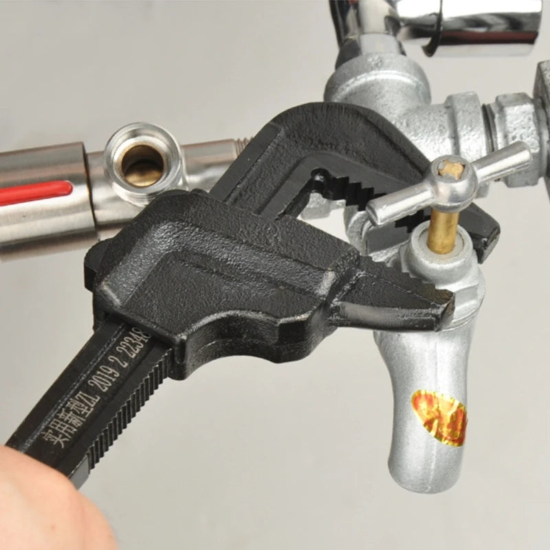 Wrench Plumbing Wrench Adjustable - Tool Traction