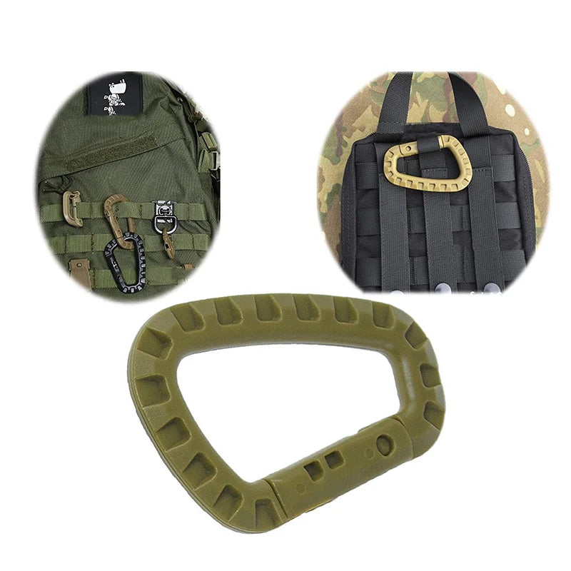 Buckle Fast Tactical Plastic Hook D Shape